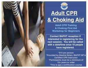 Adult CPR/Choking Aid